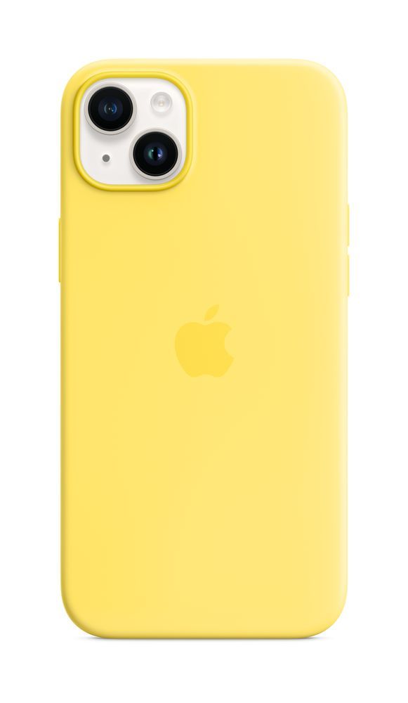 iPhone 14 Plus Silicone Case with MagSafe - Canary Yellow