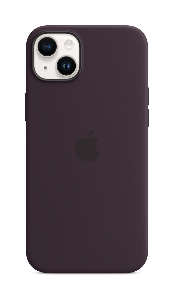 iPhone 14 Plus Silicone Case with MagSafe - Elderberry