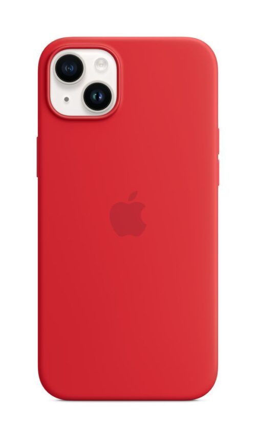 iPhone 14 Plus Silicone Case with MagSafe - (PRODUCT)RED