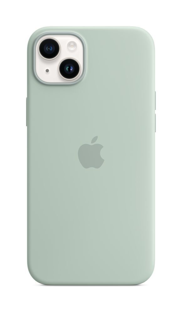 iPhone 14 Plus Silicone Case with MagSafe - Succulent