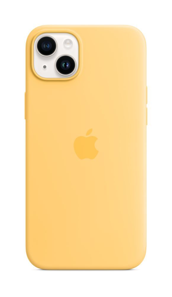 iPhone 14 Plus Silicone Case with MagSafe - Sunglow