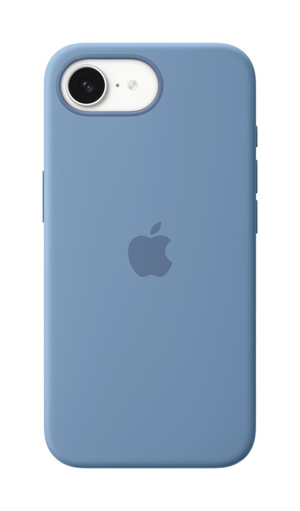 iPhone 16e Silicone Case Winter Blue