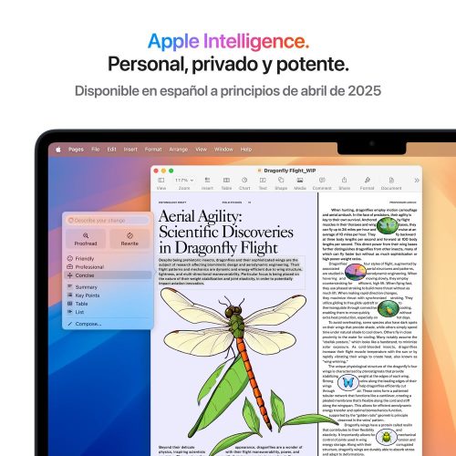 15-inch MacBook Air: Apple M4 chip with 10-core CPU and 10-core GPU, 24GB, 512GB SSD - Midnight - Imagen 6