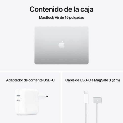 15-inch MacBook Air: Apple M4 chip with 10-core CPU and 10-core GPU, 24GB, 512GB SSD - Silver - Imagen 11