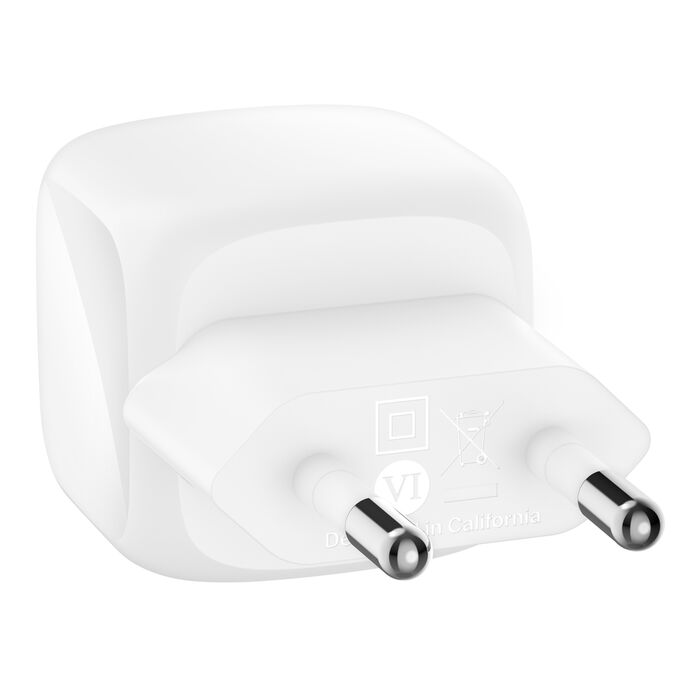 Cargador USB-C de 30 W compacto con carga rápida Power Delivery 3.1 compatible con iPhone, iPad, Samsung y Google.
