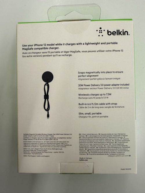 BELKIN Cargador inalámbrico + adaptador de corriente 20W - Imagen 3