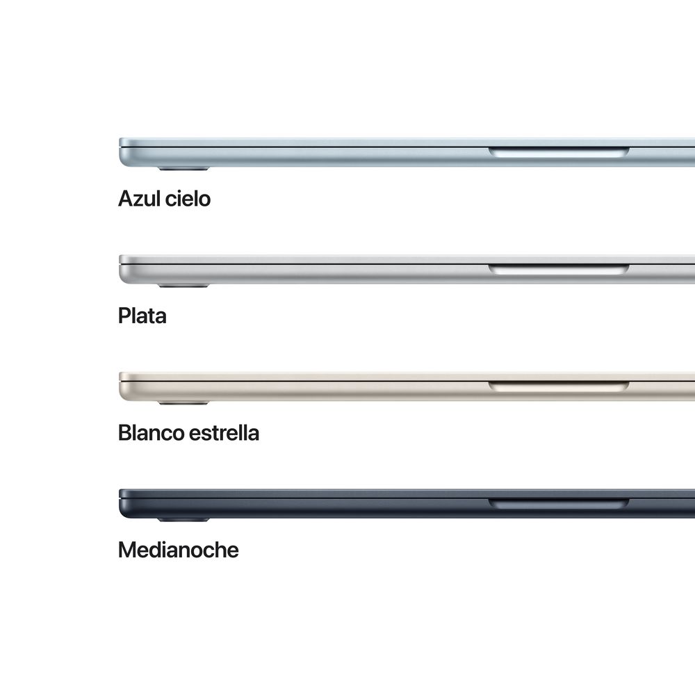 15-inch MacBook Air: Apple M5 chip with 10_core CPU and 10_core GPU, 16GB, 512GB SSD - Starlight - Imagen 3