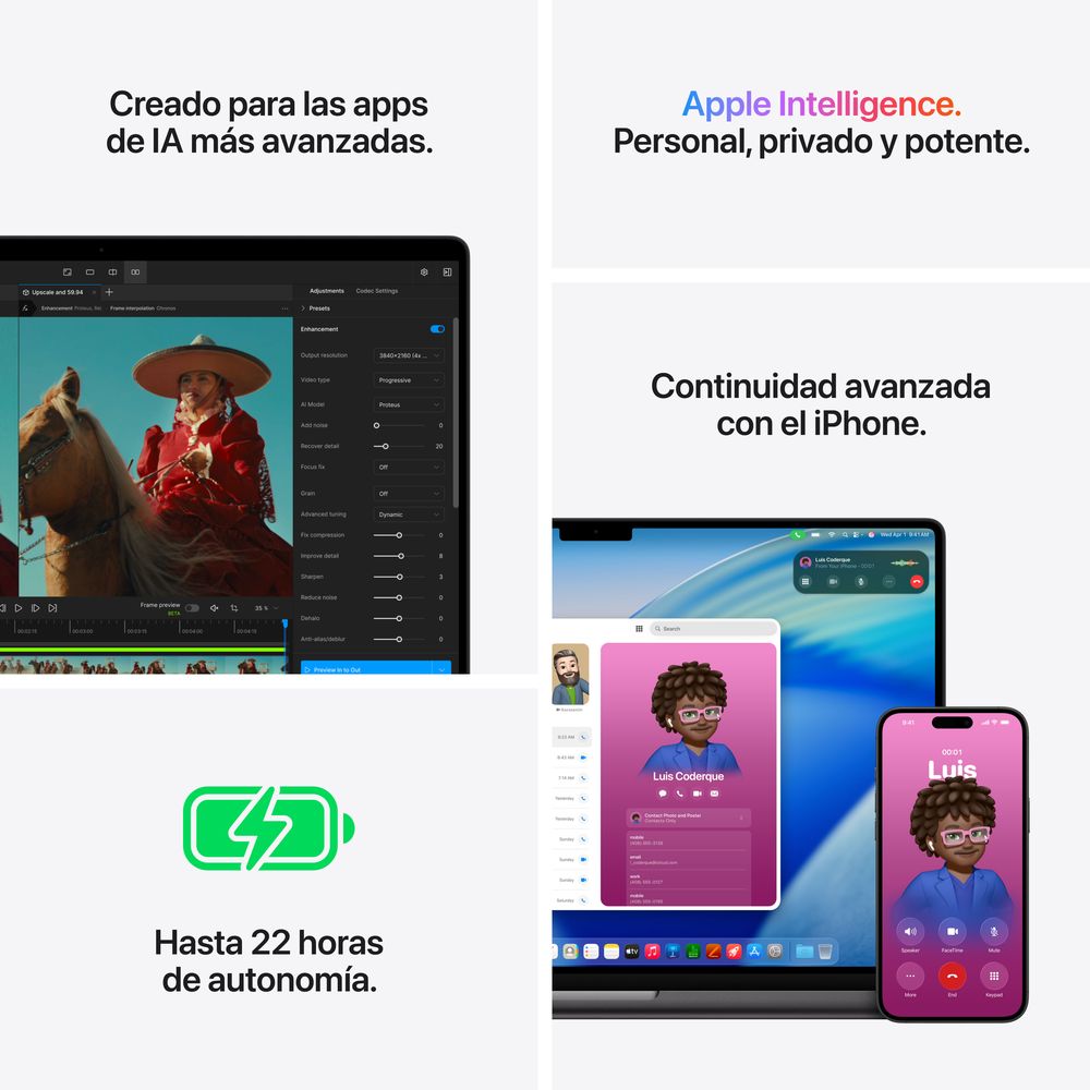 16-inch MacBook Pro: Apple M5 Max chip with 18_core CPU and 32_core GPU, 36GB, 2TB SSD - Space Black - Imagen 8