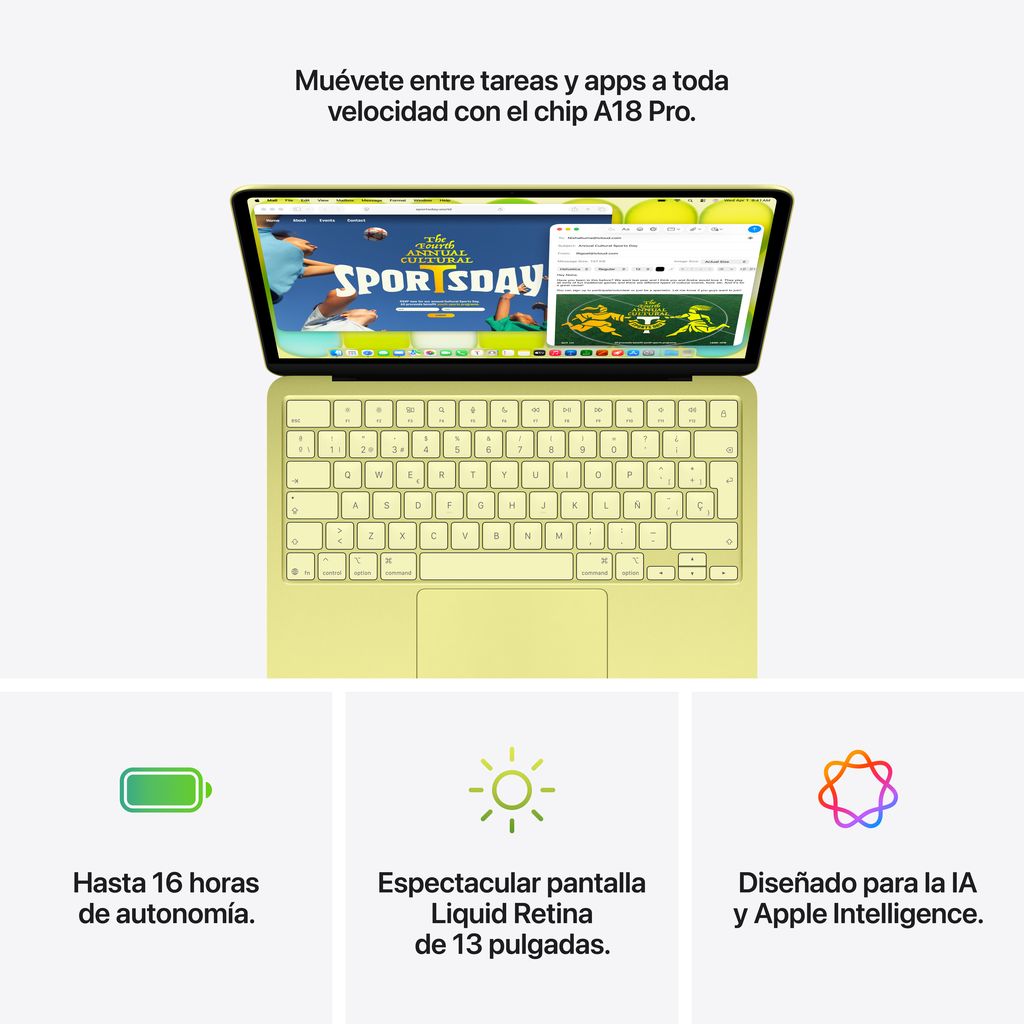 MacBook Neo 8 Gb 256GB Plata - Imagen 9