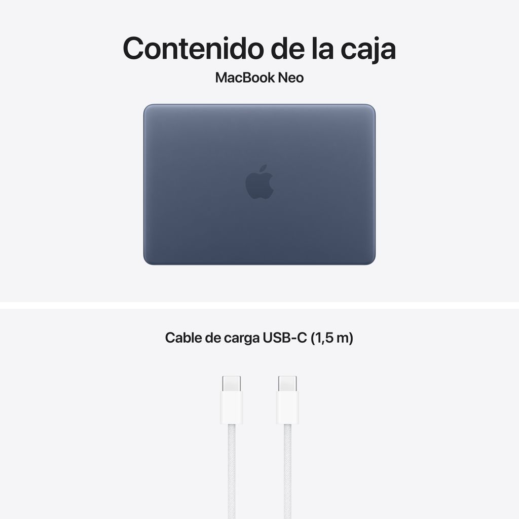MacBook Neo 8Gb 512GB Magic Keyboard con Touch ID Índigo - Imagen 10