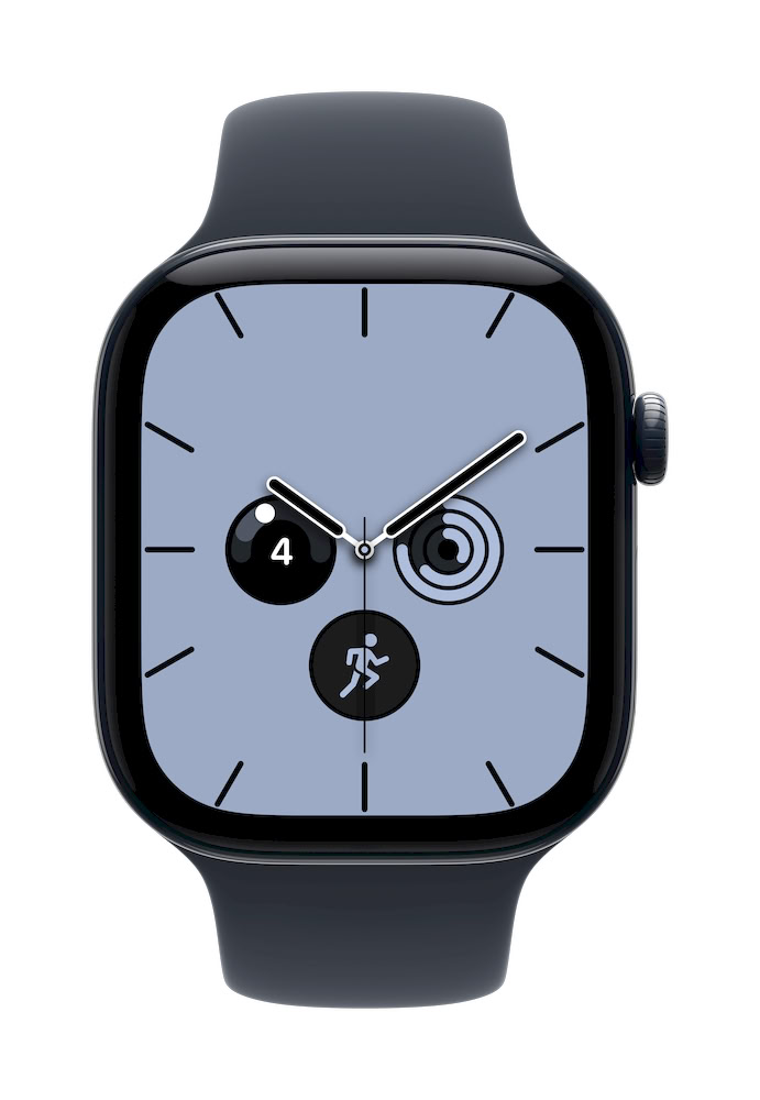 Apple Watch Series 12 GPS + Cellular 46mm — Caja de cerámica Azul nocturno con correa deportiva Azul marino — S/M - Imagen 2