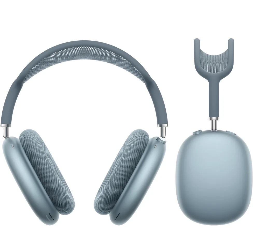 AirPods Max 2 en Azul, vista frontal y lateral