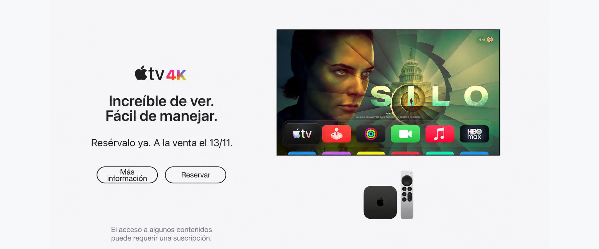Nuevos Apple TV 4K. Resérvalos en Mecanorba