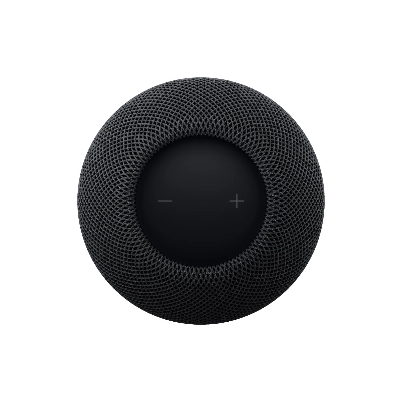 Vista superior del HomePod mini 2 en color Medianoche