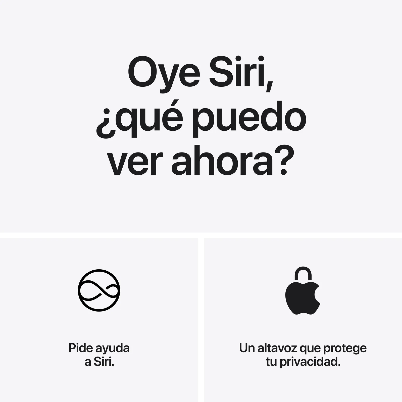Siri y privacidad en el HomePod mini 2