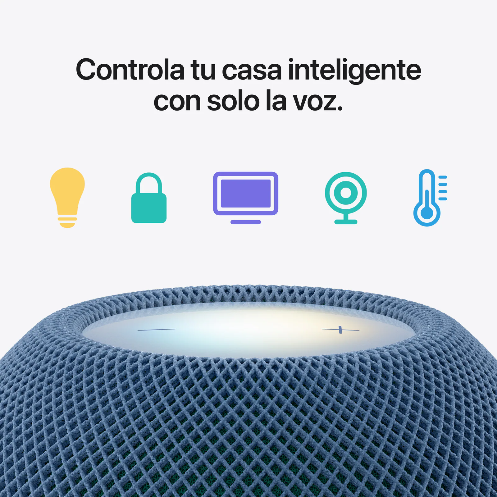 Control del hogar inteligente con HomePod mini 2
