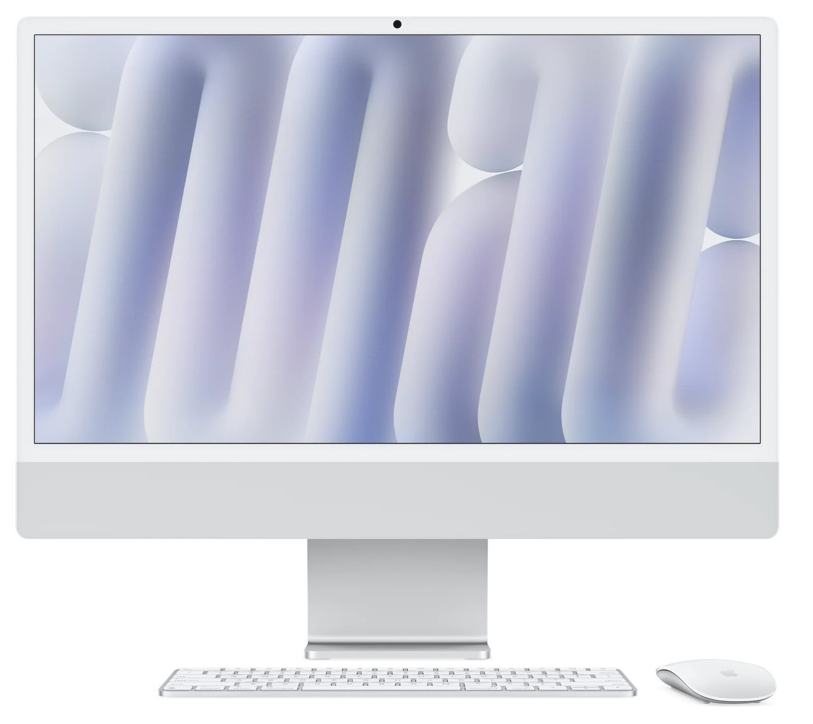 iMac de 24 pulgadas con chip M6 — plata — sin-touch-id