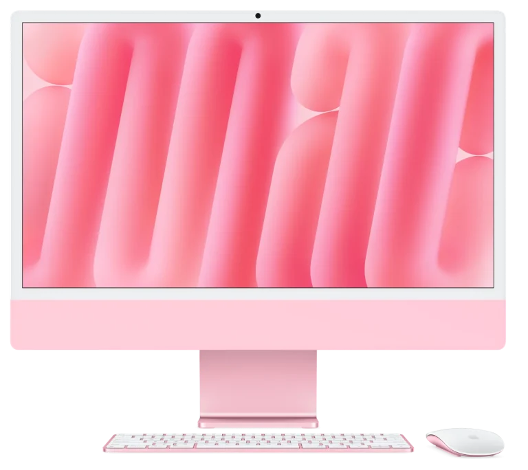 iMac de 24 pulgadas con chip M6 — rosa — sin-touch-id