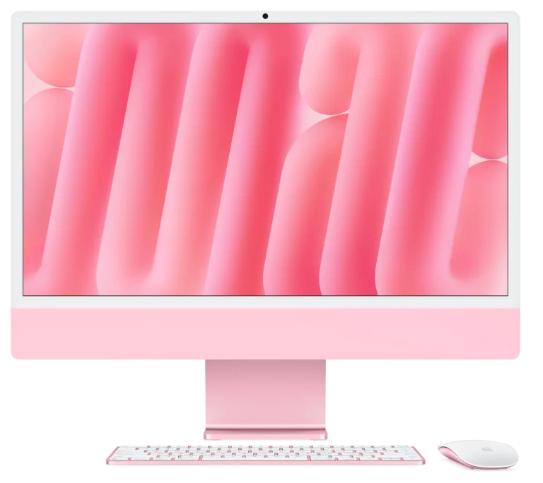 iMac de 24 pulgadas con chip M6 — rosa — touch-id