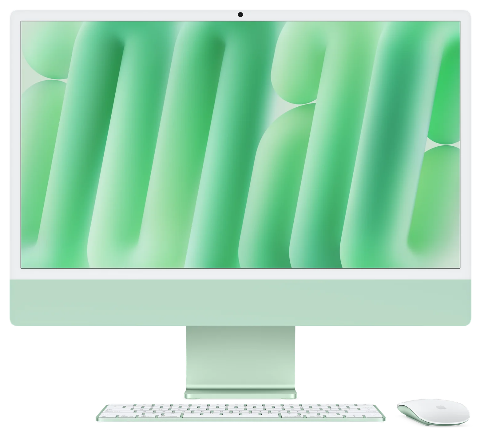 iMac de 24 pulgadas con chip M6 — verde — sin-touch-id