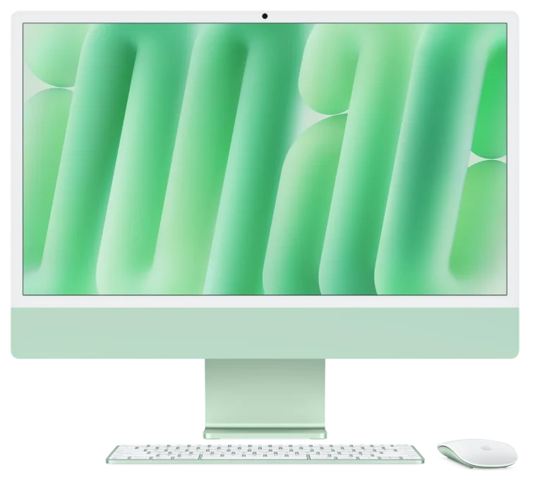 iMac de 24 pulgadas con chip M6 — verde — touch-id