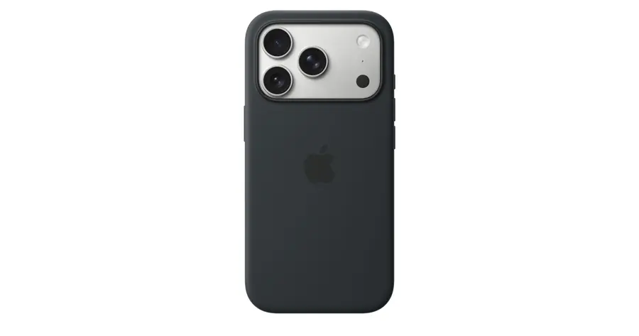 Funda de silicona con MagSafe para el iPhone 17 Pro - Negro