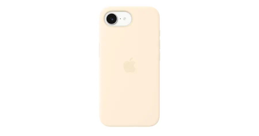 Funda de silicona con MagSafe para el iPhone 17e - Vainilla