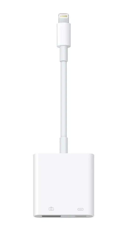 Adaptador de conector Lightning a USB 3 para cámaras