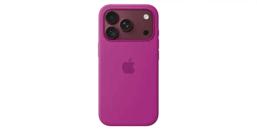 Funda de silicona con MagSafe para el iPhone 18 Pro - Magenta