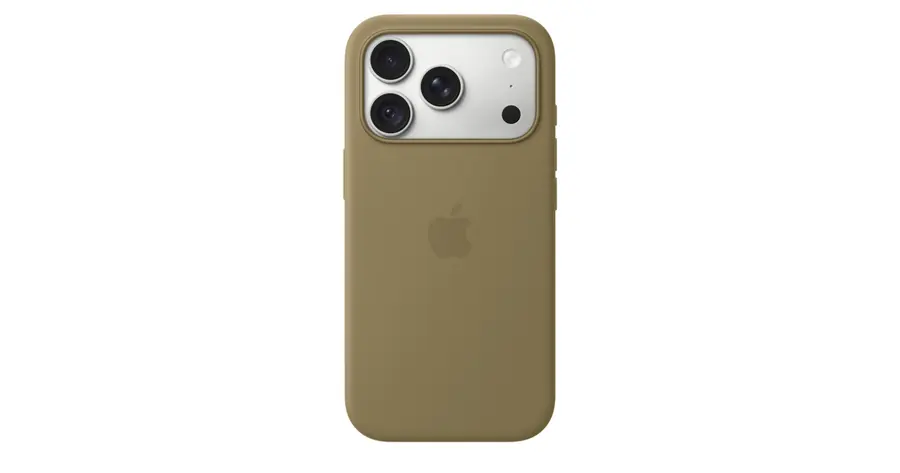 Funda de silicona con MagSafe para el iPhone 18 Pro - Verde oliva