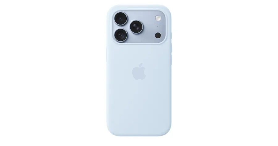 Funda de silicona con MagSafe para el iPhone 18 Pro - Azul fresco