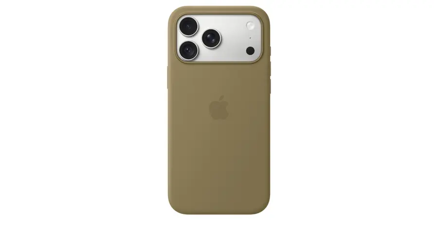 Funda de silicona con MagSafe para el iPhone 18 Pro Max - Verde oliva