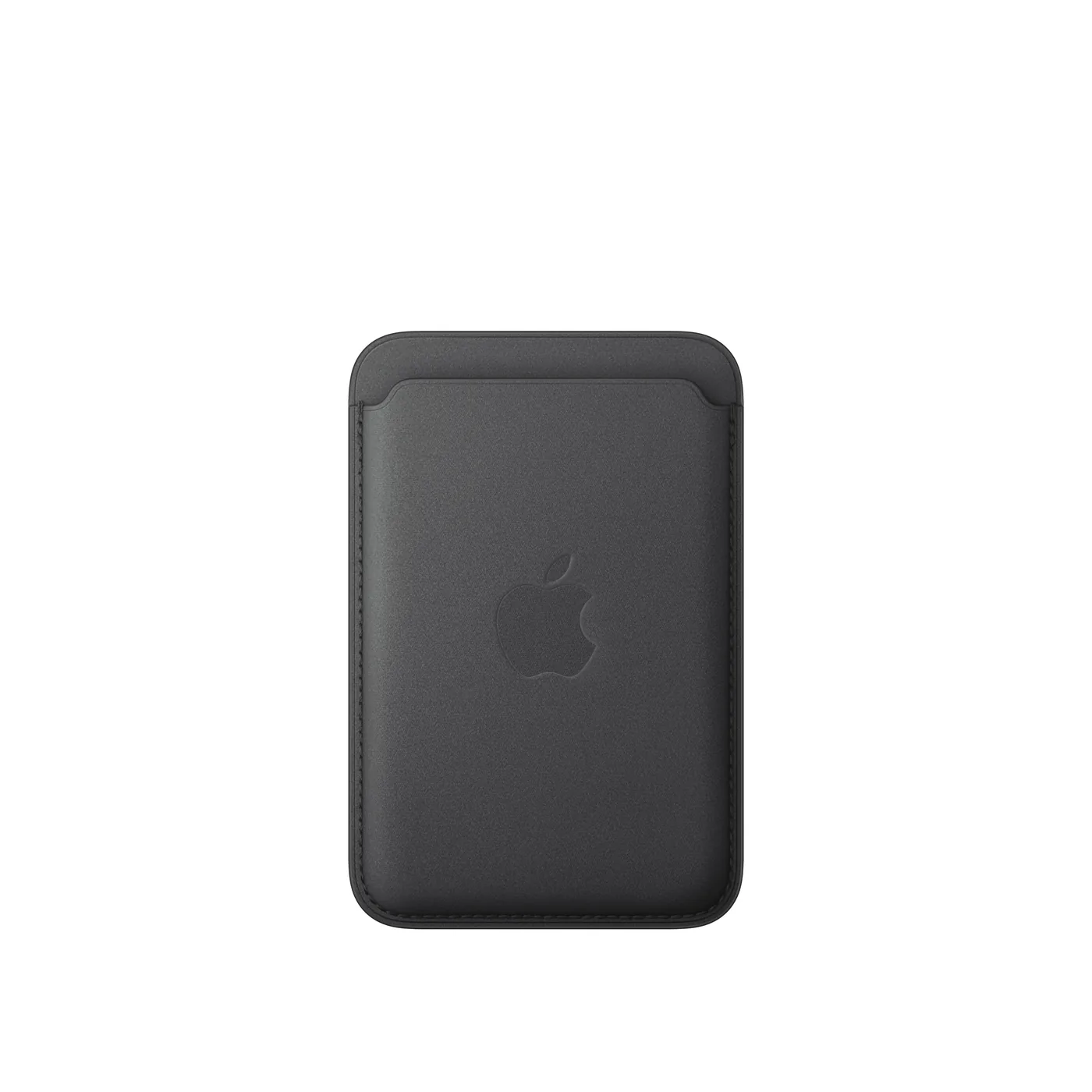 Cartera de trenzado fino con MagSafe para el iPhone - Negro