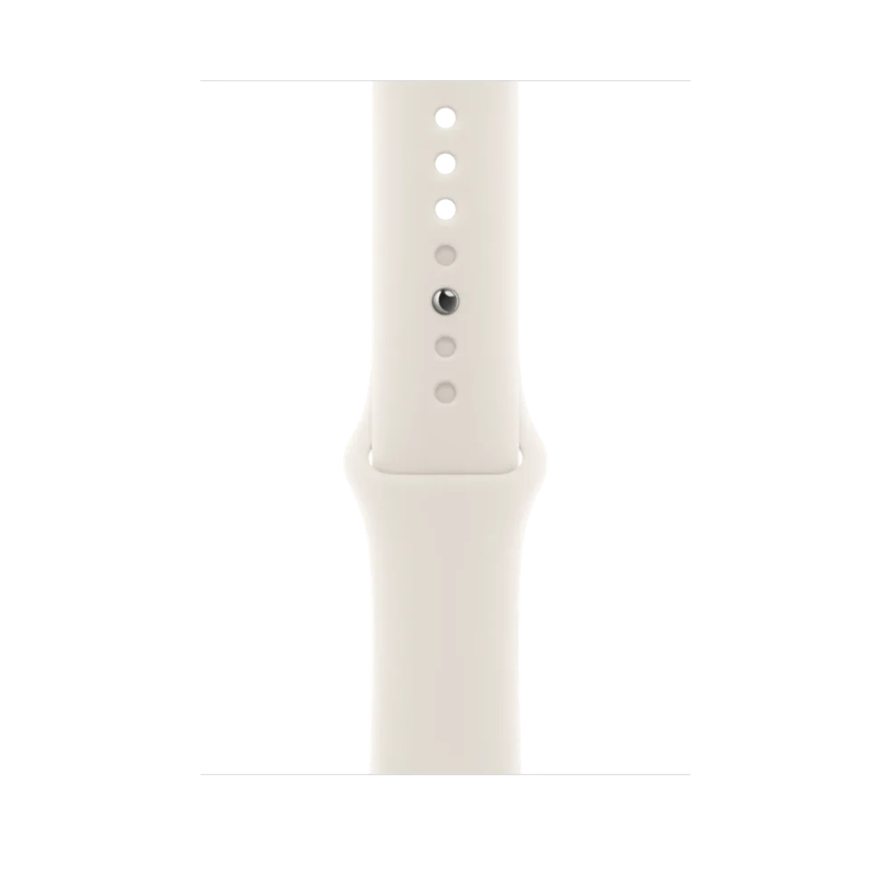 Correa deportiva color blanco estrella (46 mm) - Talla M/L