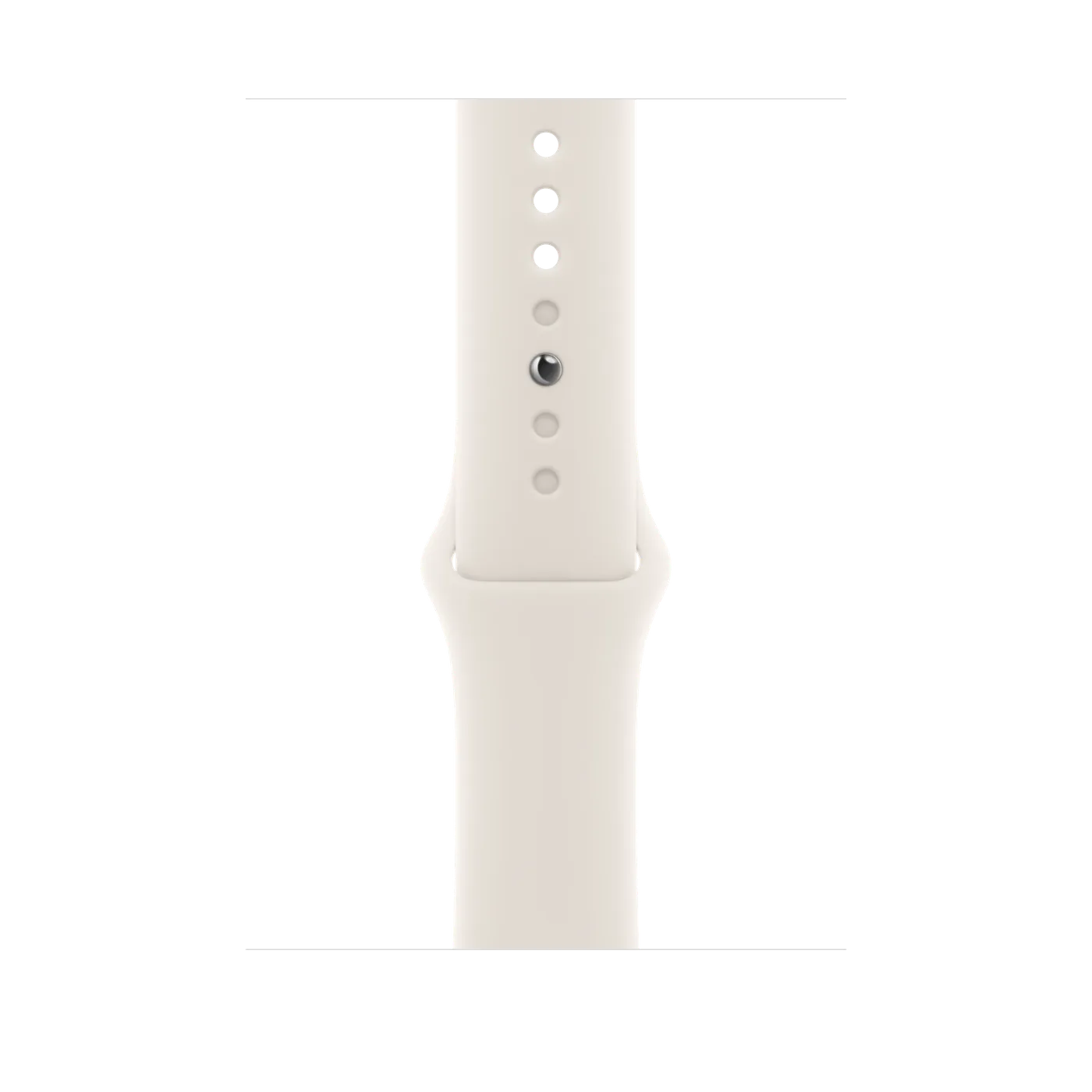 Correa deportiva color blanco estrella (46 mm) - Talla M/L