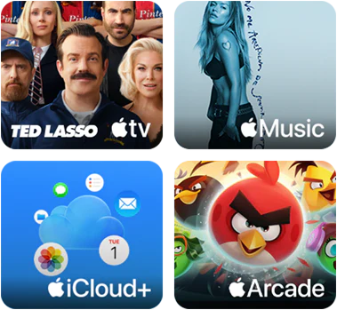 iPad, promoción de Apple One, compra un iPad nuevo y llévate tres meses gratis de Apple One, que incluye estos servicios: Apple TV, Apple Music, iCloud+ y Apple Arcade