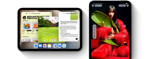 Parte frontal de varios iPad mini que muestran distintas apps
