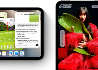 Parte frontal de varios iPad mini que muestran distintas apps